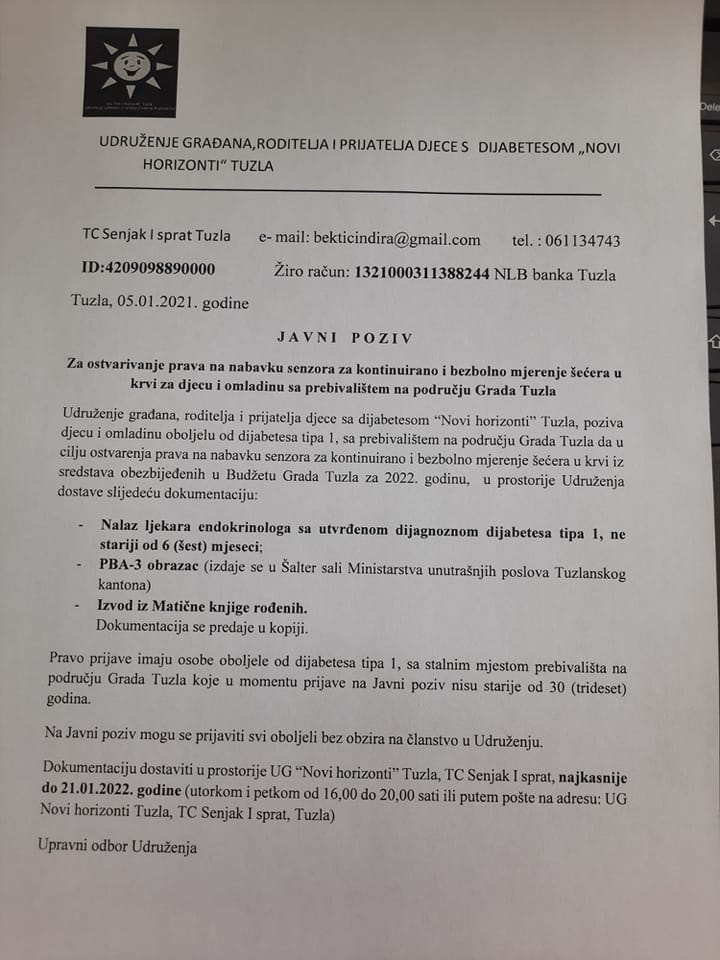 Javni poziv 2022